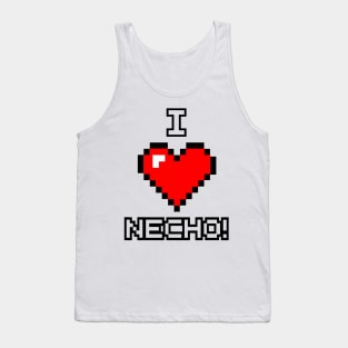 I Love Necho System 8 Bit Heart Tank Top